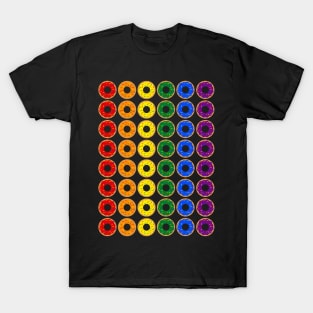 Rainbow Donuts (Vertical) T-Shirt